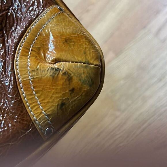 ORLA KIELY PATENT LEATHER BAG - Picture 8 of 10